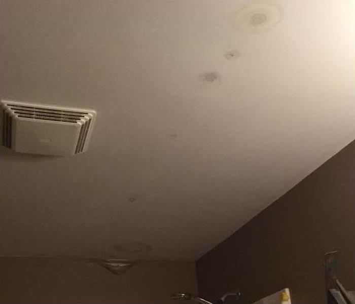 Ceiling with water damage